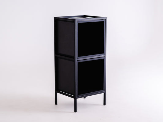 Rack SPINTELĖ BLACK 1R2 DĖŽĖ x2