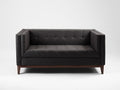 Dvivietė sofa-lova by-TOM - anglis(et95), riešutas