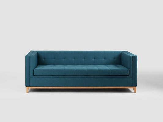 Trivietė sofa-lova by-TOM - jūros bangos(et85), natūrali