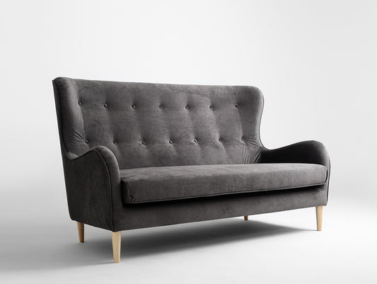 Trivietė sofa COZYBOY - audros debesis(mt15), natūrali
