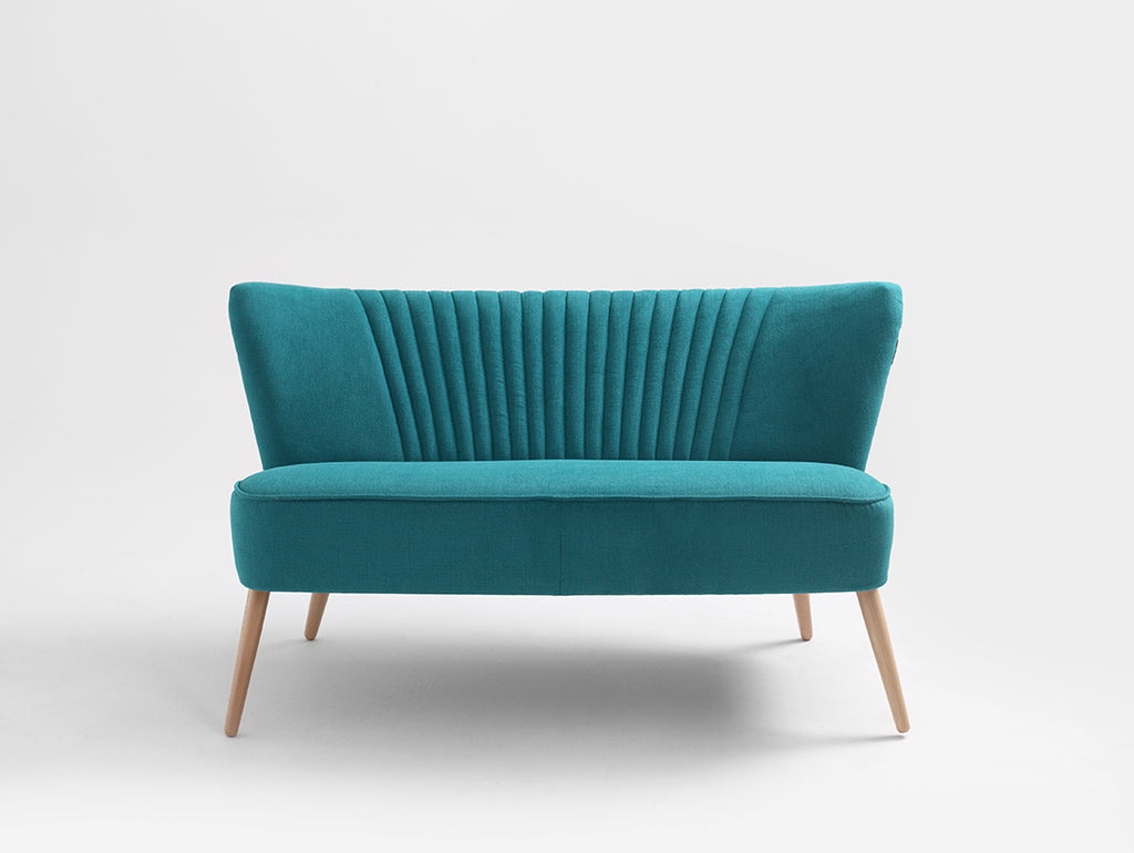 Dvivietė sofa HARRY - turkis zefyras(ol18), natūralus