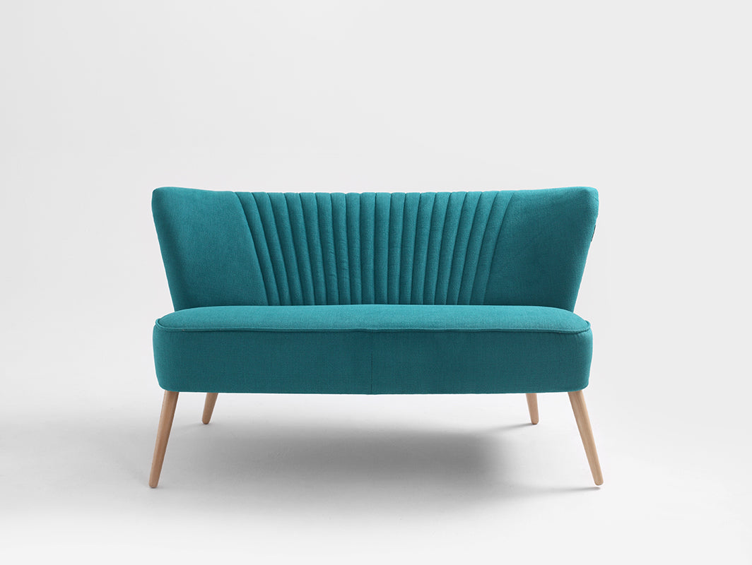Dvivietė sofa HARRY - turkis zefyras(ol18), natūralus