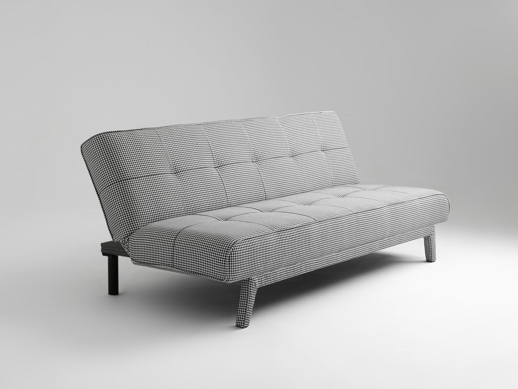 Dvivietė sofa-lova MODES - tamsi pepita (ke700)