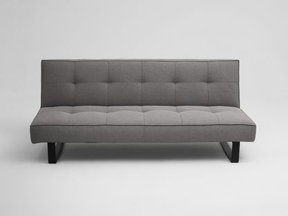 Dvivietė sofa-lova SLEEK - plieninė(et91), juoda