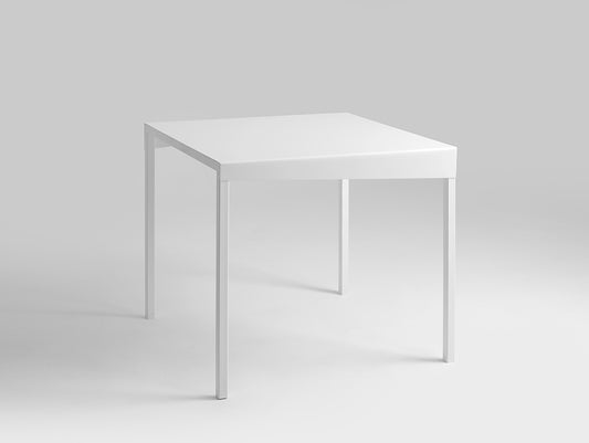 Valgomojo stalas OBROOS METAL 80x80 - baltas