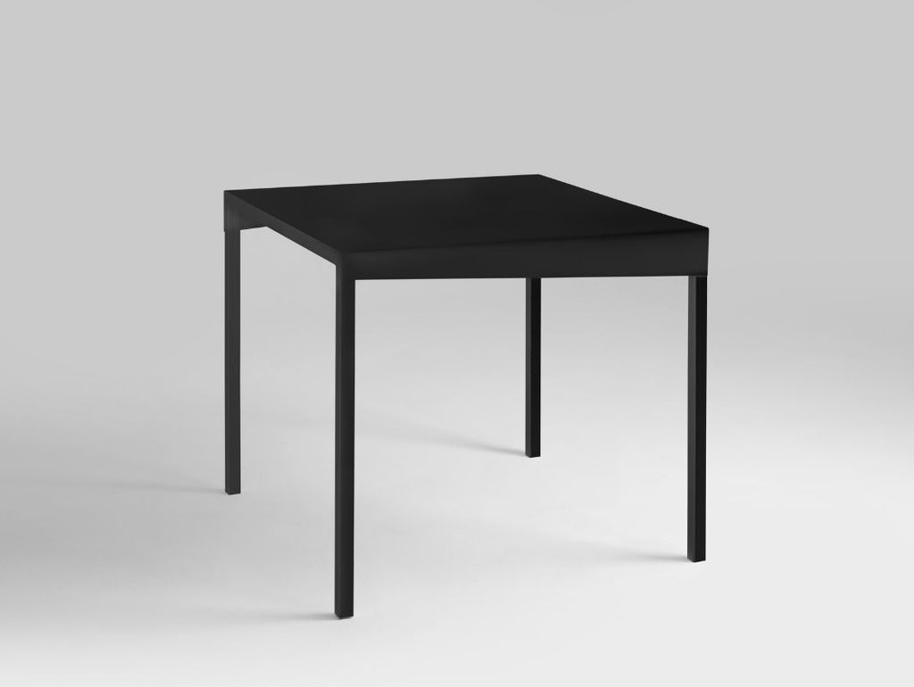 Valgomojo stalas OBROOS METAL 80x80 - juodas