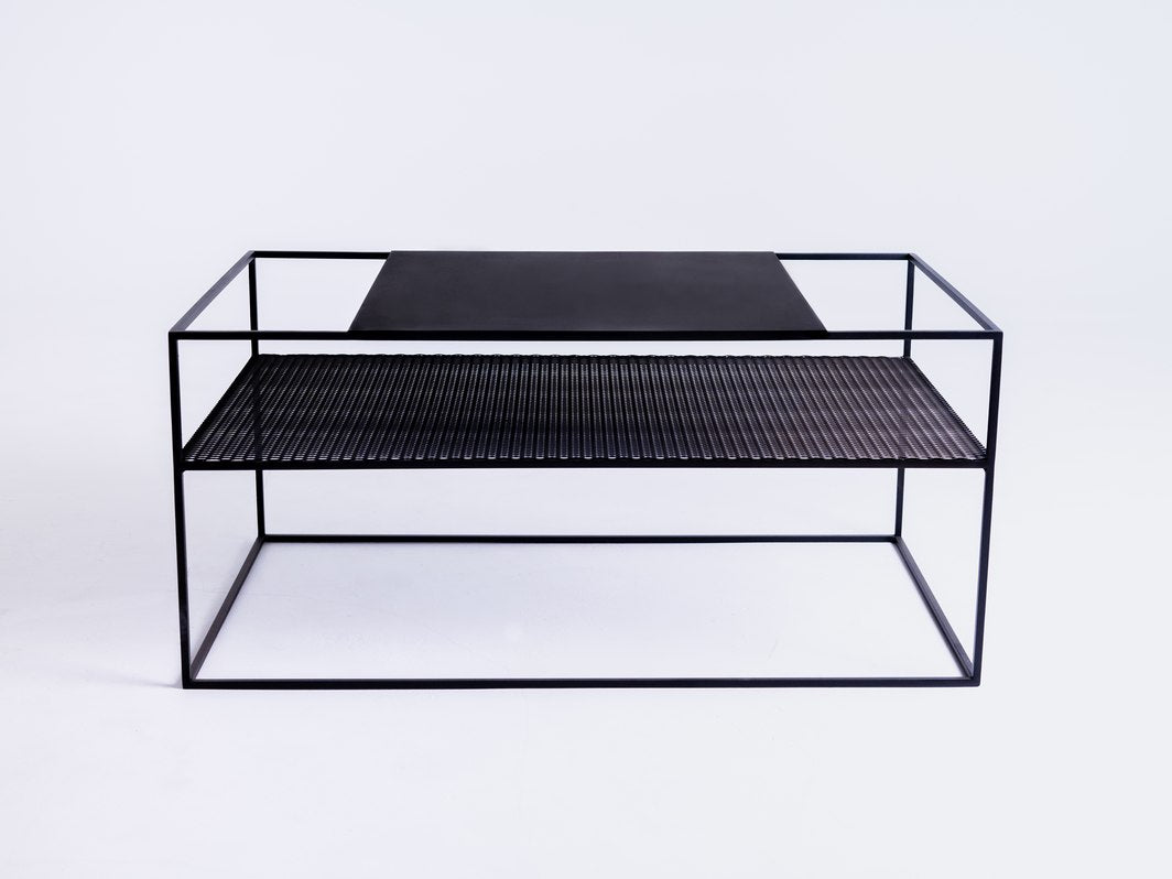 Kavos staliukas MATRIX METAL 100x60 - juodas
