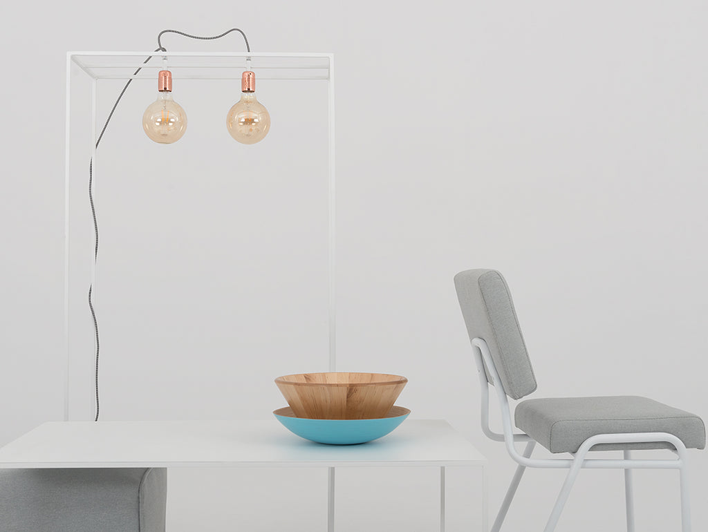 Kėdė SIMPLE - platina(et90), balta