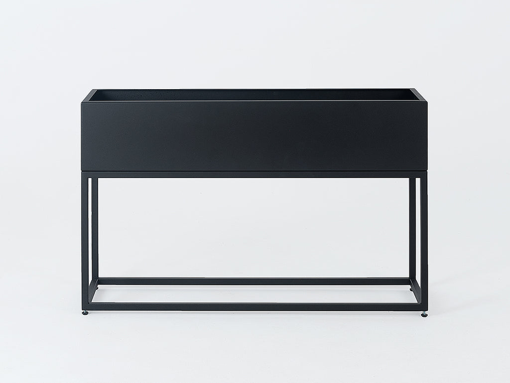 Vazonas FIORINA 100x30x60 - juodas