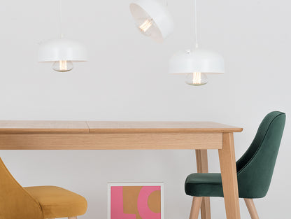Pakabinamas šviestuvas POPO FLAT 4 - baltas