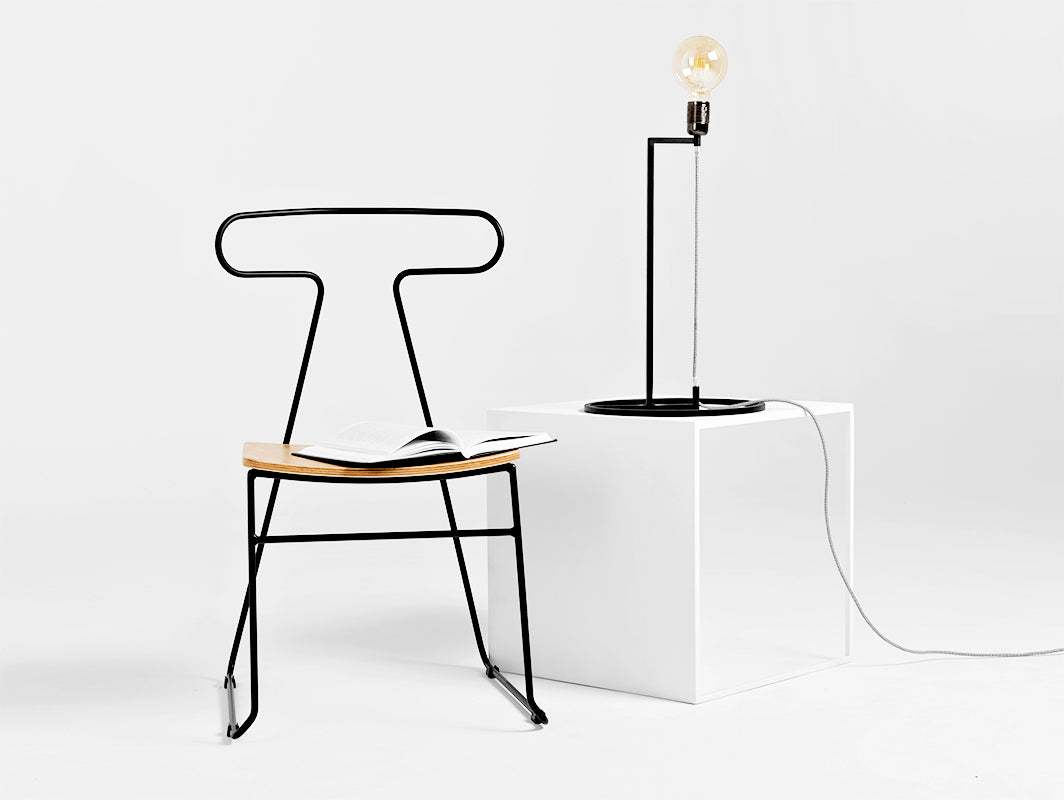 Stalinis šviestuvas STRANG TABLE - juoda