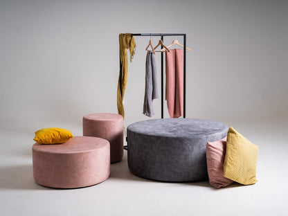 Pufas SARI 70x35 – rožinis (tr61)