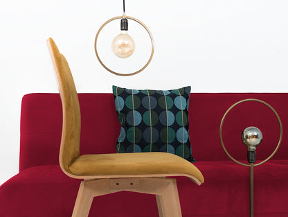 Trivietė sofa-lova MODES L - sultinga spanguolė (rv61)