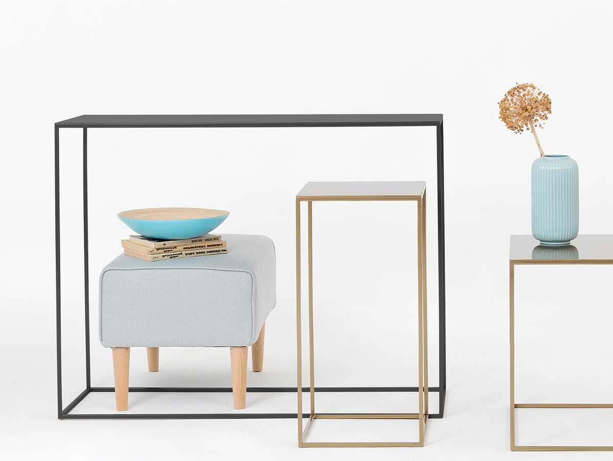 Konsolė TENSIO METAL 100x35 - juoda