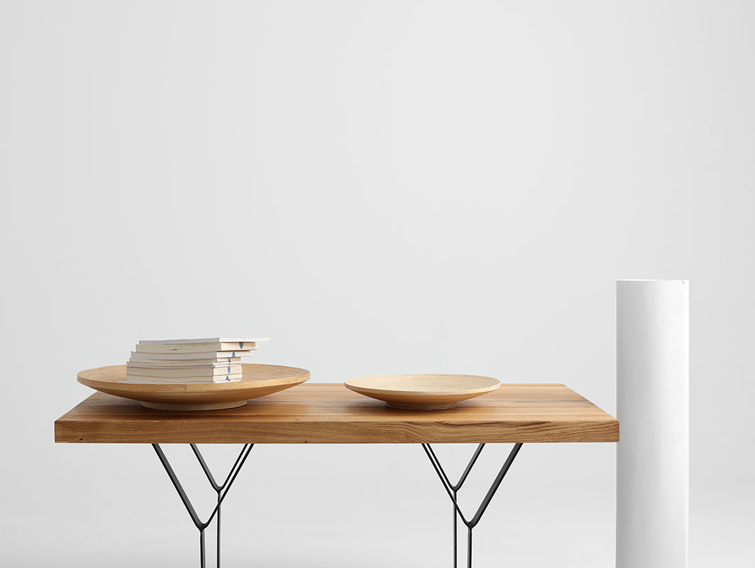 Kavos staliukas LONGO SOLID WOOD 100x60 - ąžuolas, juodas