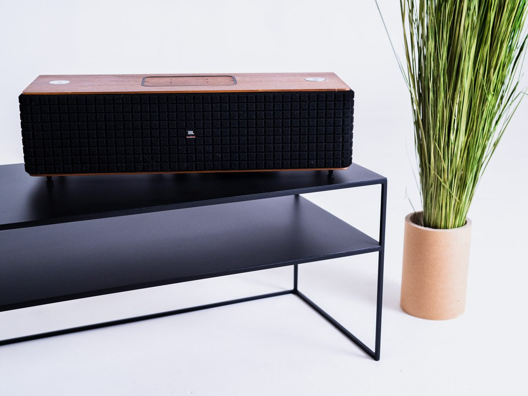 RTV Stalas SENSO FLOWER METAL 120x45 L - juodas