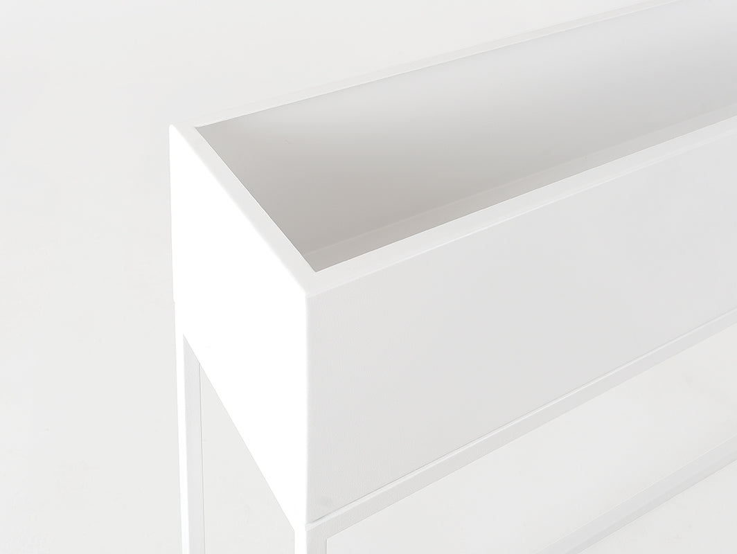 Vazonas FIORINA 100x30x80 - baltas