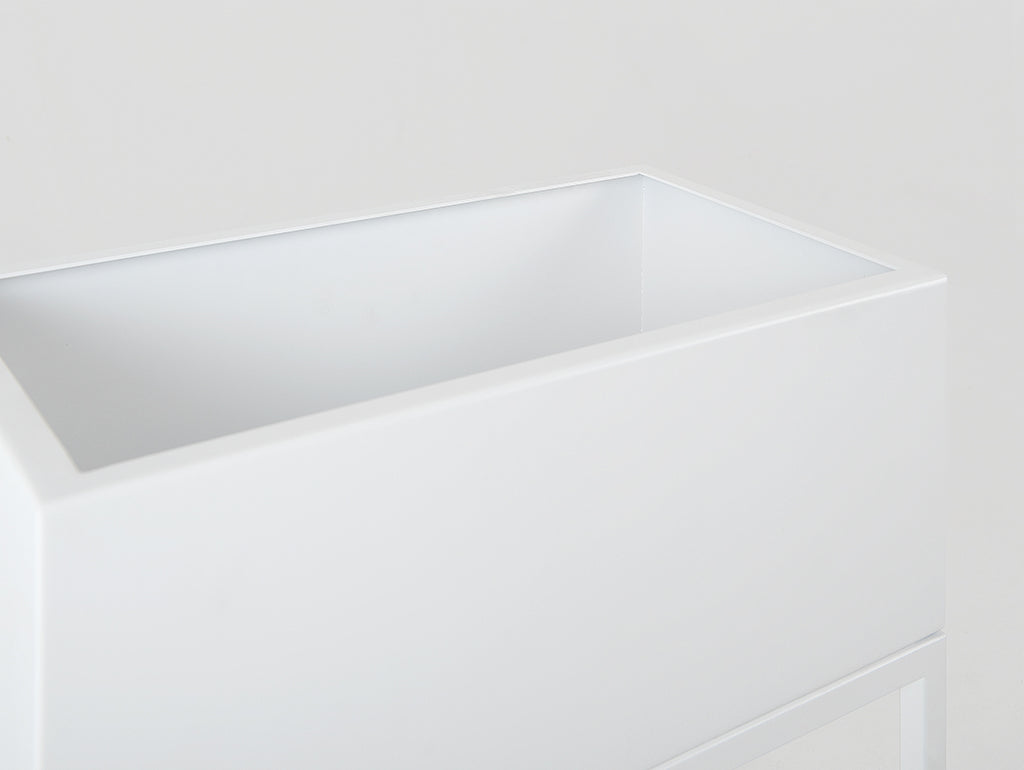 Vazonas FIORINA 50x30x60 - baltas