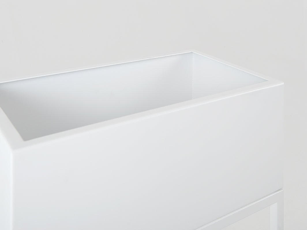 Vazonas FIORINA 50x30x60 - baltas