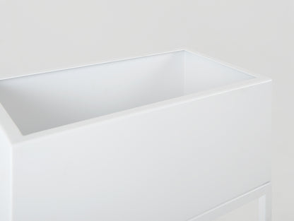 Vazonas FIORINA 50x30x60 - baltas