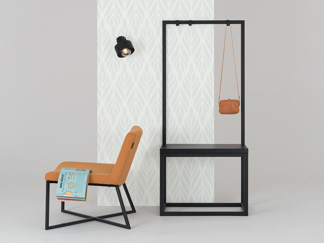 Sieninis šviestuvas FAY WALL PLUS - juodas