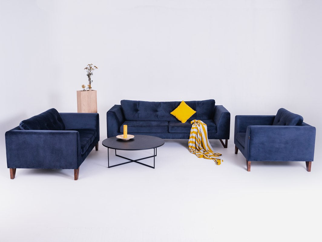 Trivietė sofa-lova WILLY - aronijos(rv81), natūrali