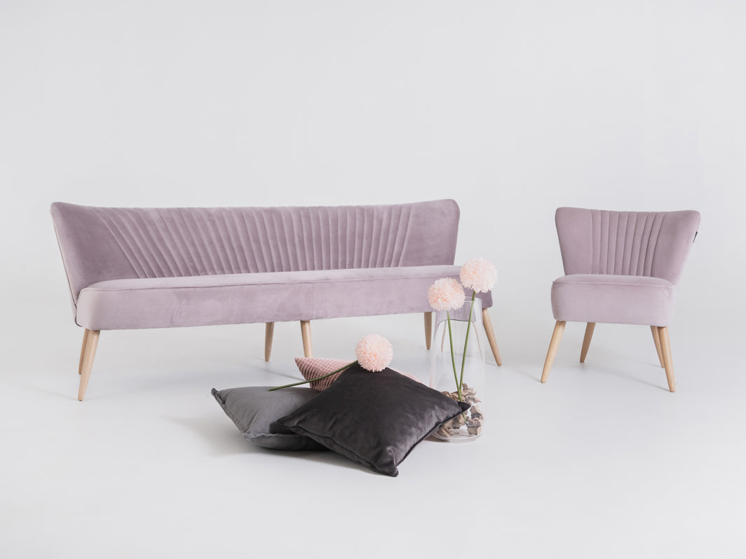 Trivietė sofa HARRY - ličiai(rv62), natūrali