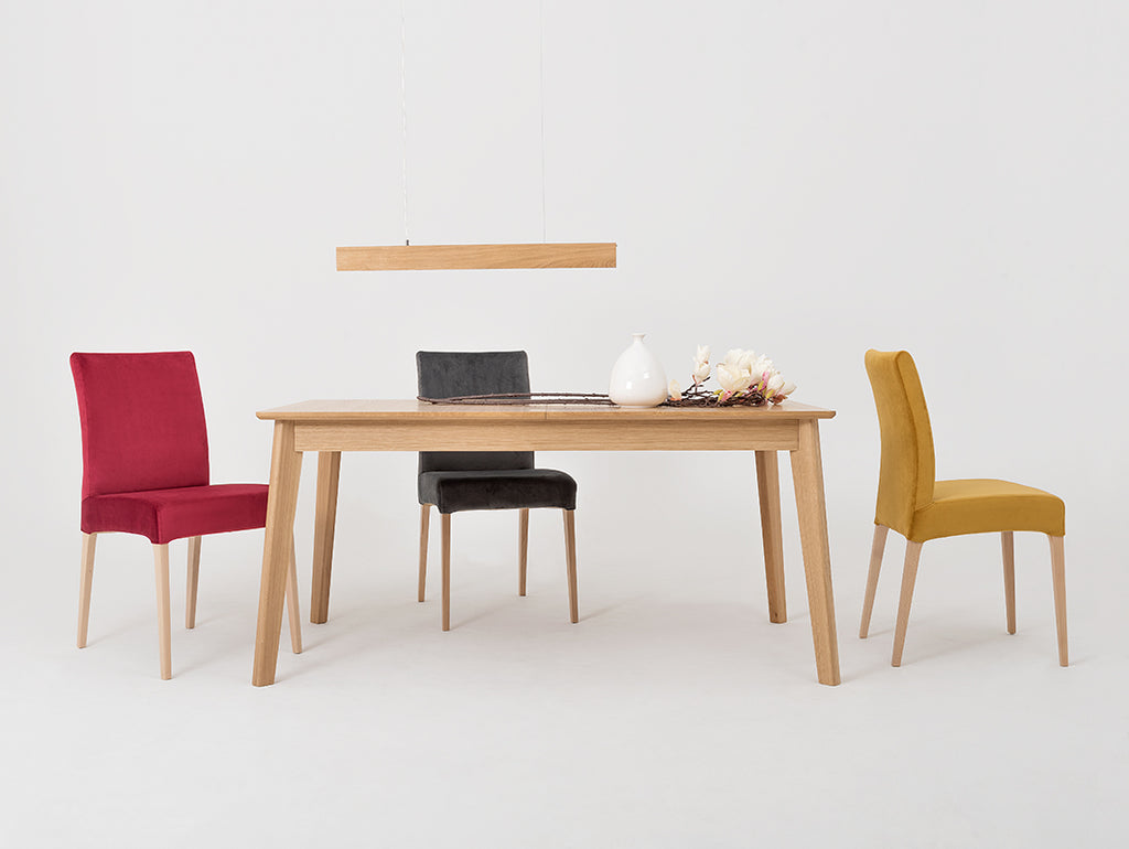 Valgomojo stalas WOODYOU 160x90 sulankstomas - ąžuolinis