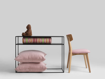 Konsolė TENSIO 2 FLOORS METAL 100x35 - juoda