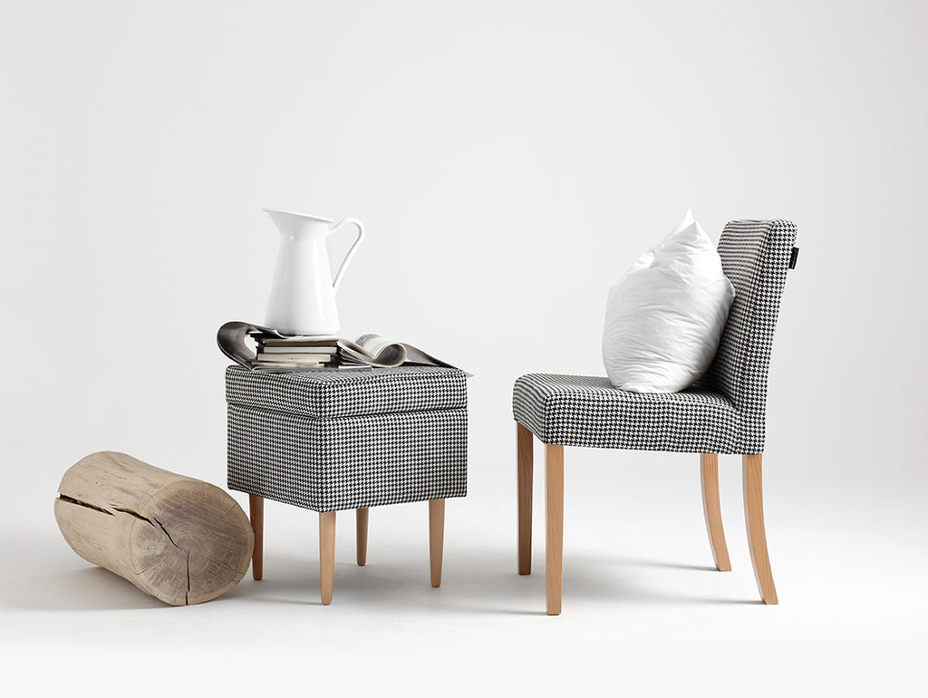 Kėdė WILTON CHAIR - tamsi pepita(ke700), natūrali