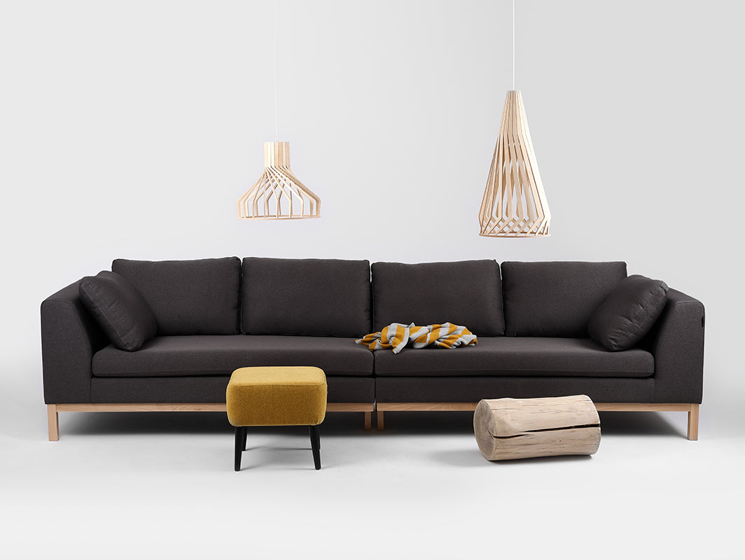 4 vietų modulinė sofa AMBIENT WOOD