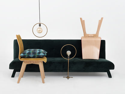 Trivietė sofa-lova MODES L - avokadas (rv38)