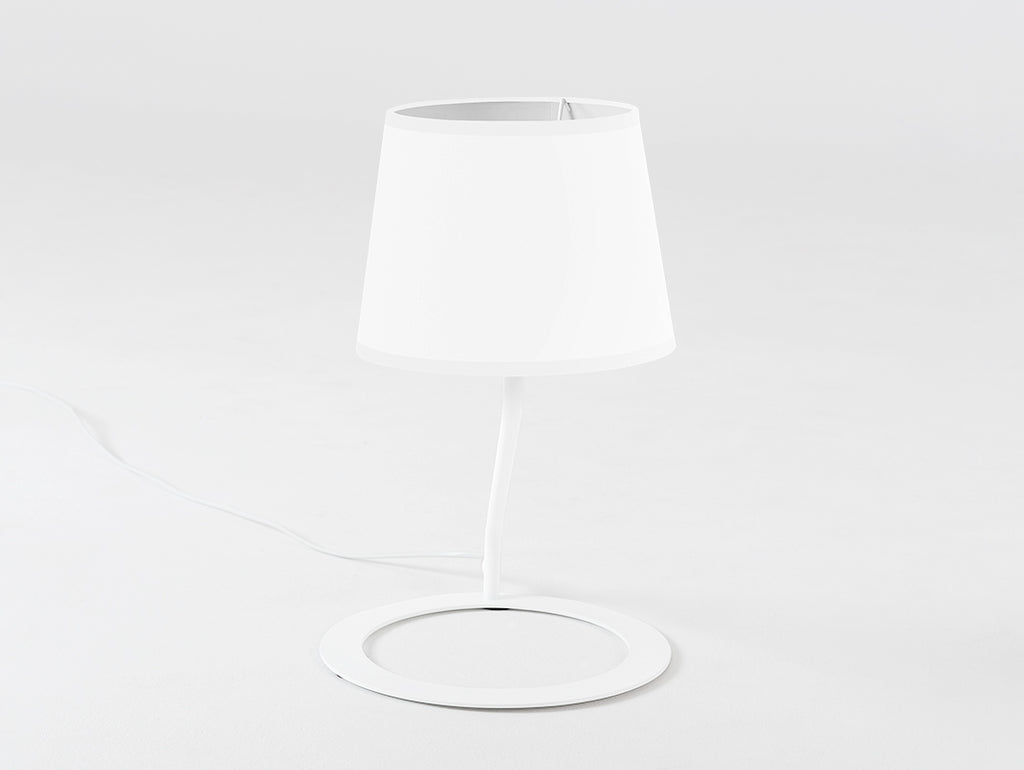 Stalinis šviestuvas SHADE TABLE - baltas abažūras, baltas