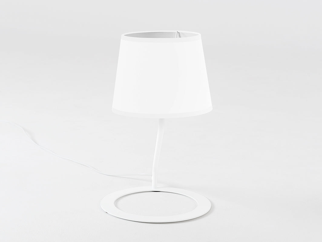 Stalinis šviestuvas SHADE TABLE - baltas abažūras, baltas