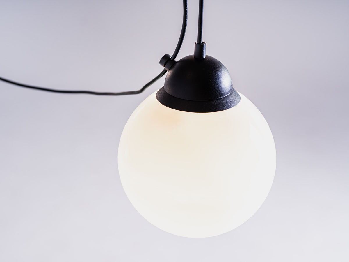 Pakabinamas šviestuvas GLASS M 3 - juodas