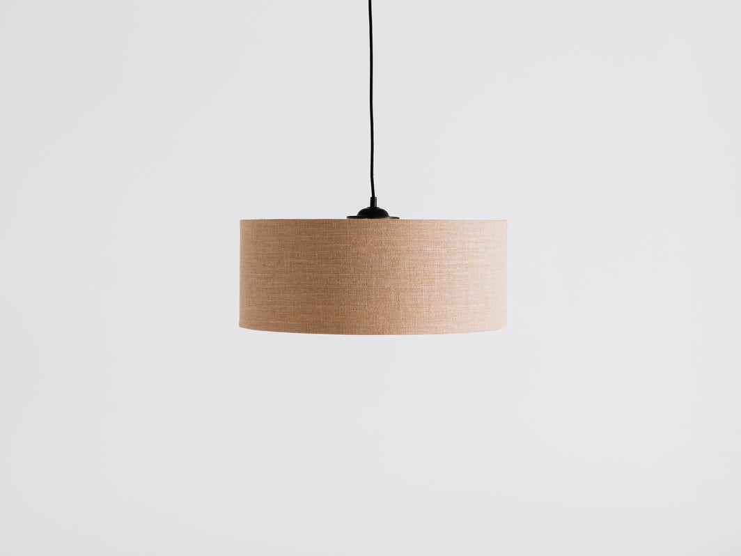 Pakabinamas šviestuvas MASALA JUTE 50x20 - juodas