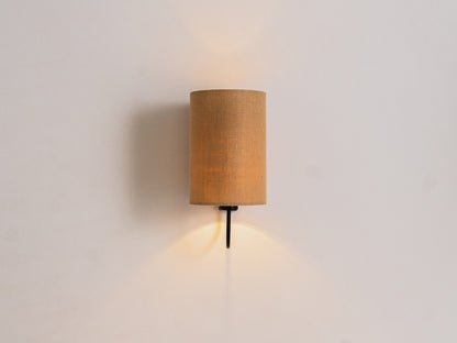 Sieninis šviestuvas MASALA JUTE WALL 20x30 - juodas