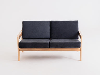 Dvivietė sofa CARL - žvaigždėta naktis(mt16), natūrali