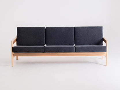 Trivietė sofa CARL - žvaigždėta naktis(mt16), natūrali