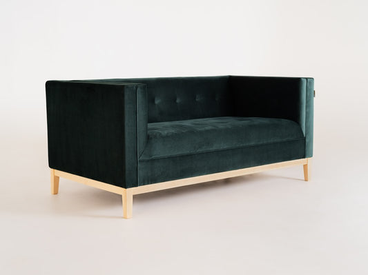 Dvivietė sofa by-TOM - avokadas (rv38), natūralus