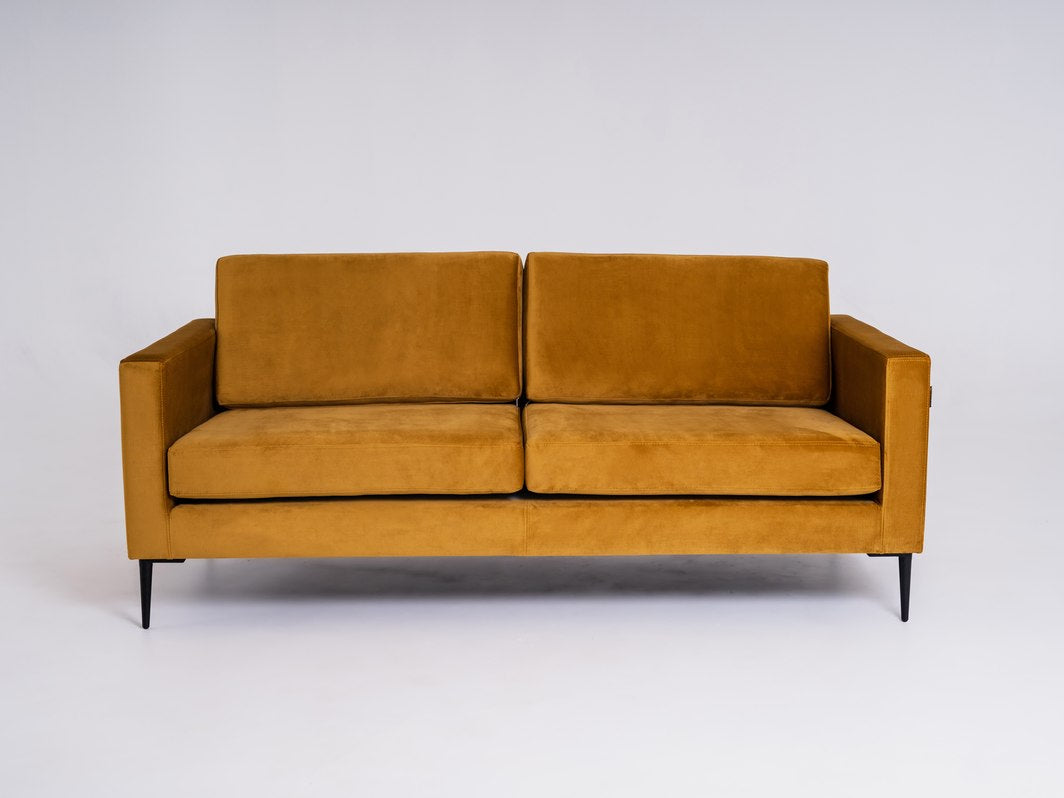 Dvivietė sofa VERGAN - pasifloros vaisius(rv41), juoda