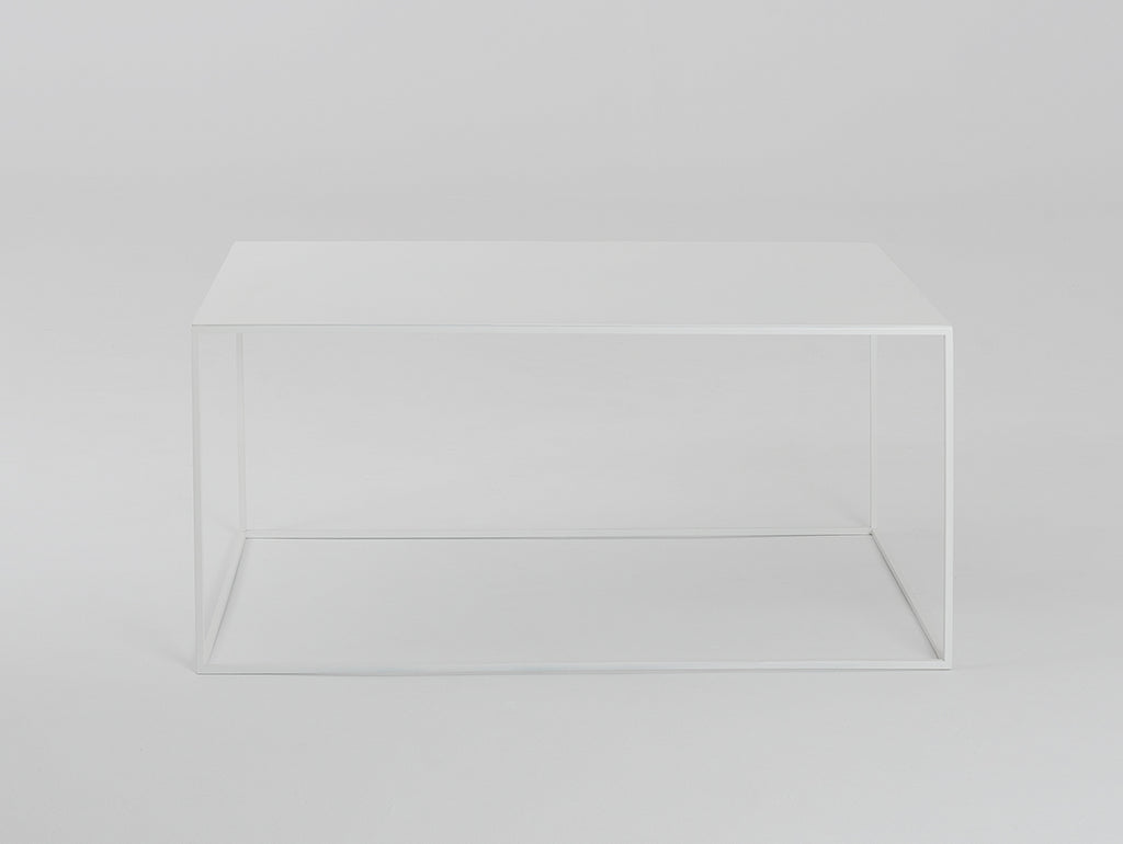 Kavos staliukas TENSIO METAL 100x60 - baltas