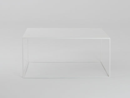 Kavos staliukas TENSIO METAL 100x60 - baltas