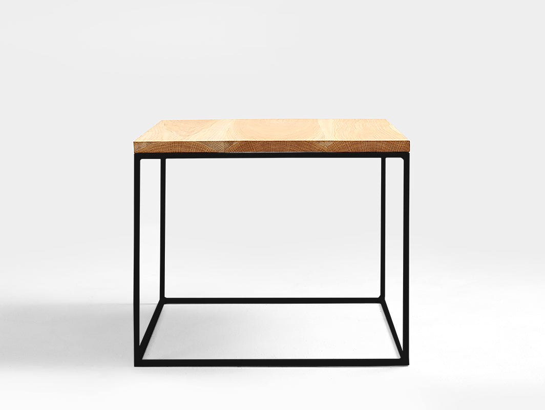 Kavos staliukas TENSIO SOLID WOOD 850 - ąžuolas, juodas
