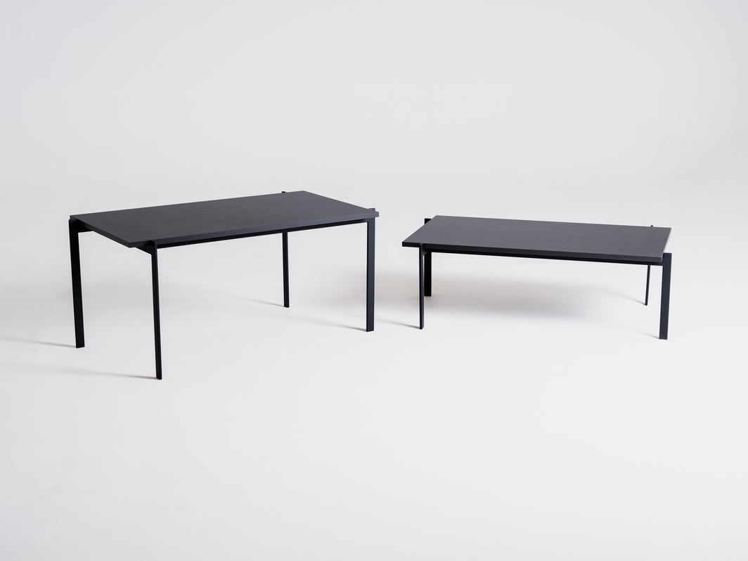 Kavos staliukas BORGE 100x60 LOW - juodas