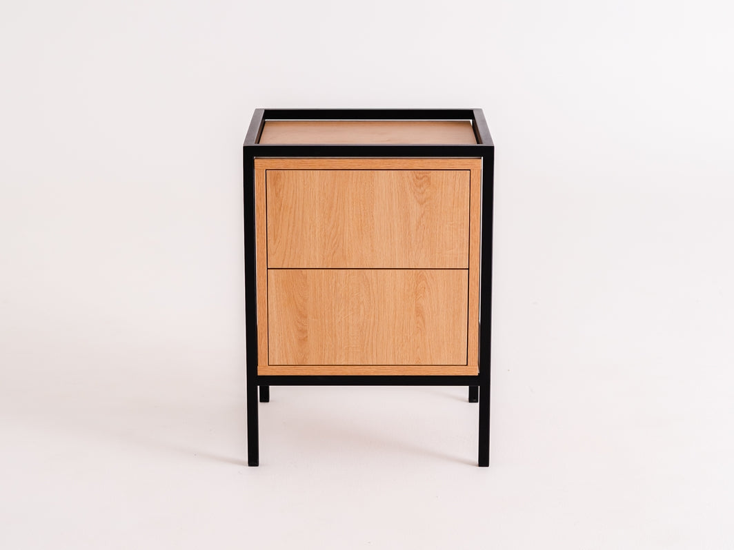 Rack SKAP 1R1 DRAWER x2 - juodas