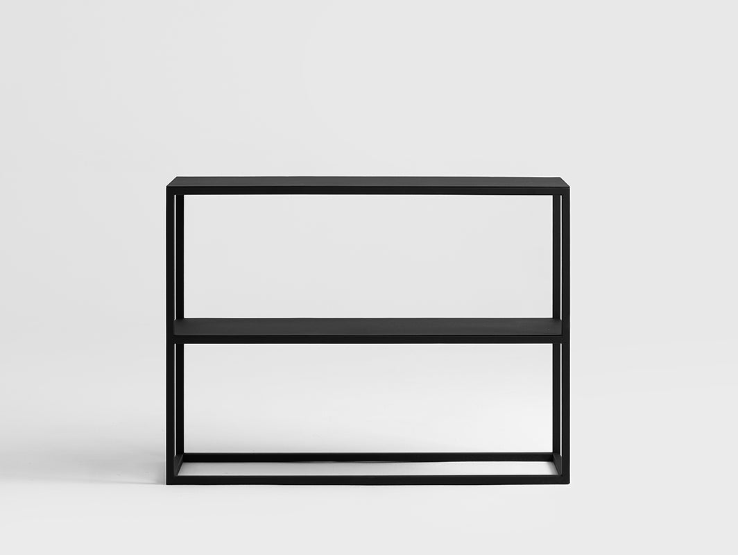 Konsolė JULITA METAL 75-2F - juoda