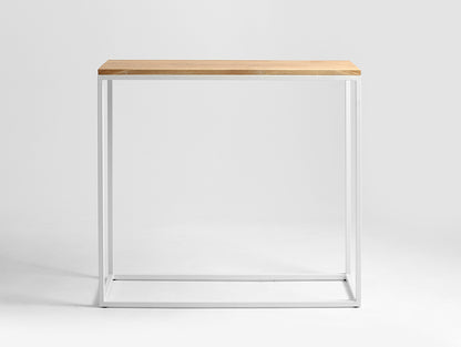 Konsolė JULITA SOLID WOOD 92-1F - ąžuolas, baltas