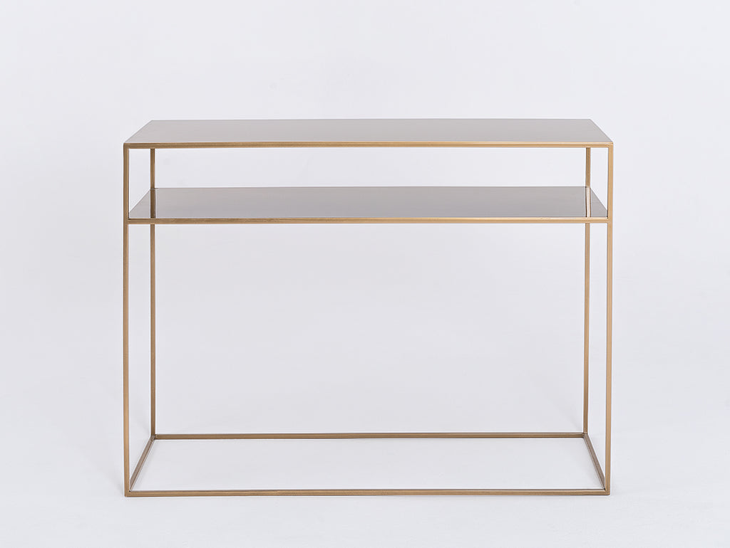 Konsolė TENSIO 2 FLOROR METAL 100x35 - auksinė