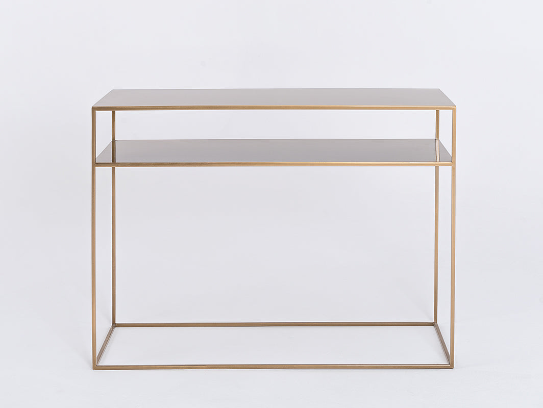 Konsolė TENSIO 2 FLOROR METAL 100x35 - auksinė